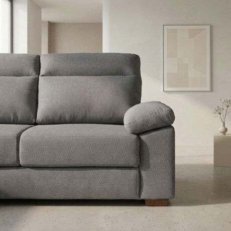 Rinconera Owen - Tela Microfibra - Chaise izquierdo 12091 (Gris)