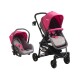 Coche de bebé + silla para auto Bebesit Travel System Alfa Rosa