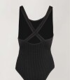 Malla bella textura super elastic Negro