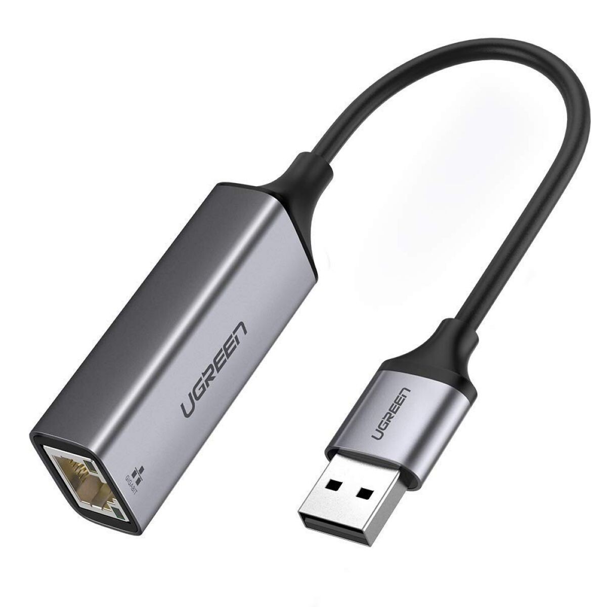 Ugreen Adaptador USB a RJ45 Ethernet Aluminio Gray 