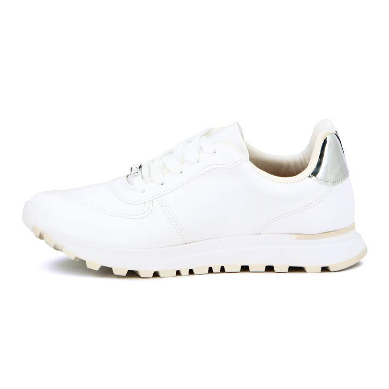 Vizzano Calzado Deportivo Dama Acordonado Blanco-plata