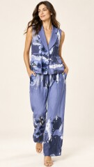 CONJUNTO ZIA ESTAMPADO AZUL