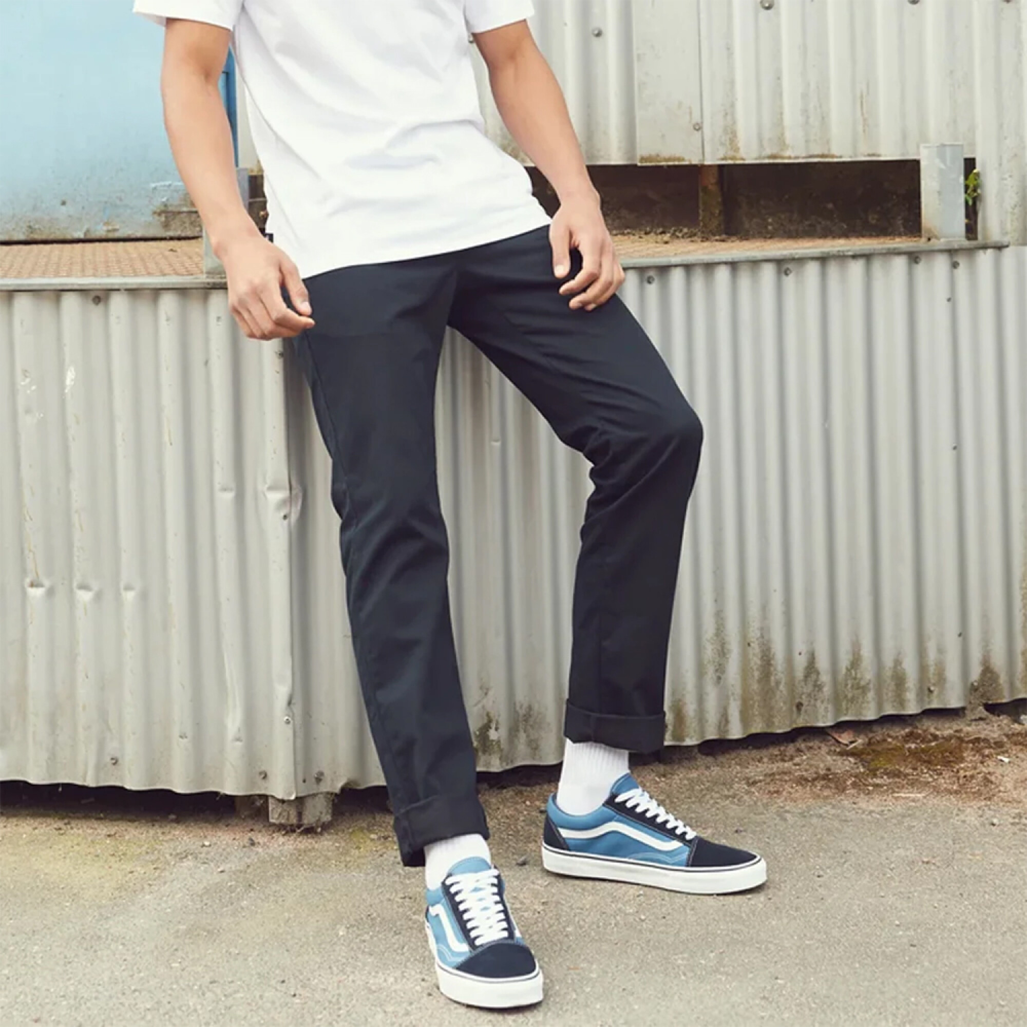 Vans Old Skool Azules Unisex Talla 34.5 Color BLUE