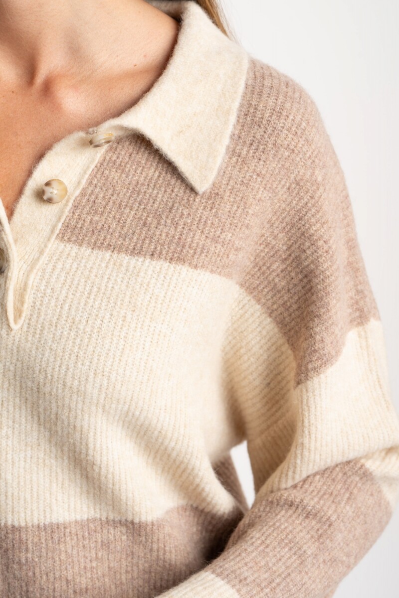 Sweater Polo Mocha