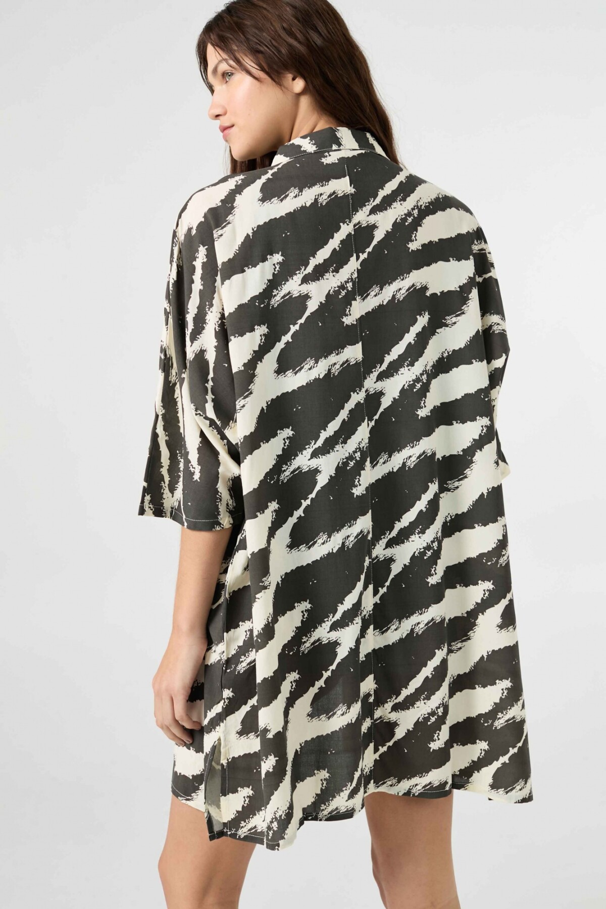 Camisa Xia Negro Texturado