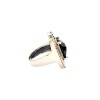 Anillo Ónix facetado-Plata y oro-Piedra Ónix-AN5928 conpiedra