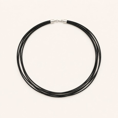Collar Black - Cuero Collar Black - Cuero