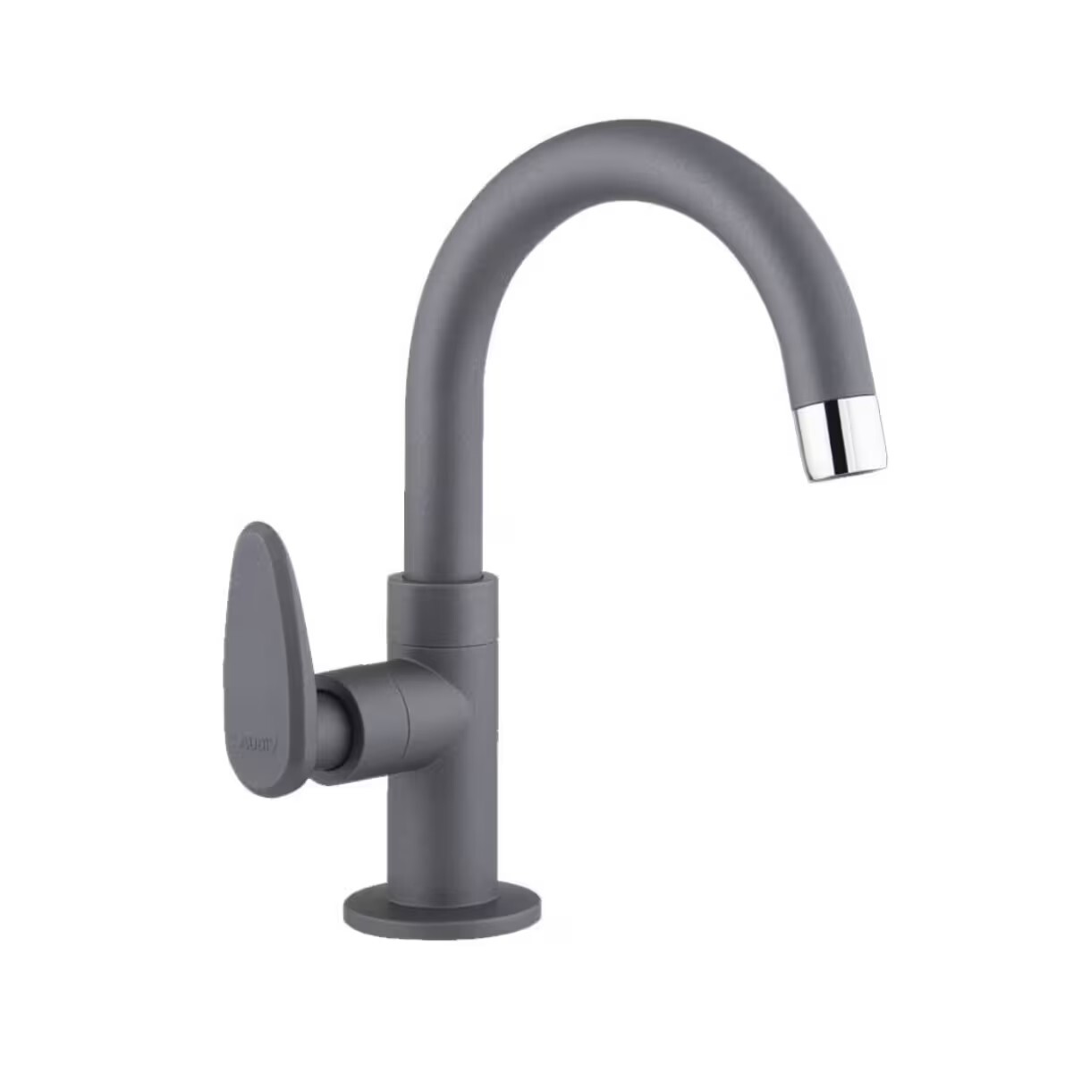 Grifo Para Lavatorio De Mesada Allure Decore Gris Mate 