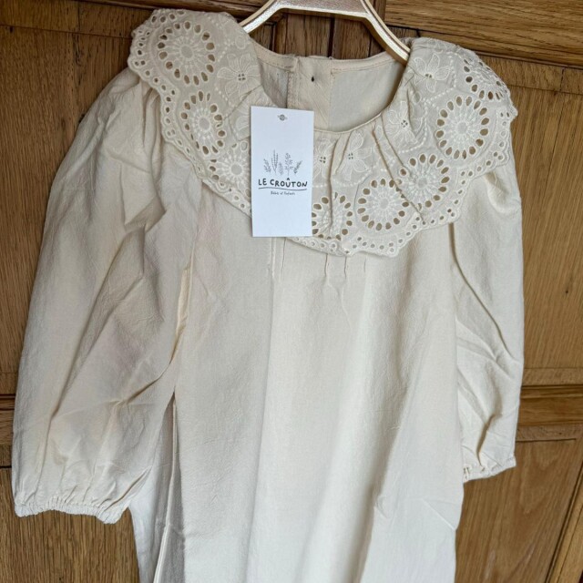 Vestido cuello Broderie Vestido cuello Broderie