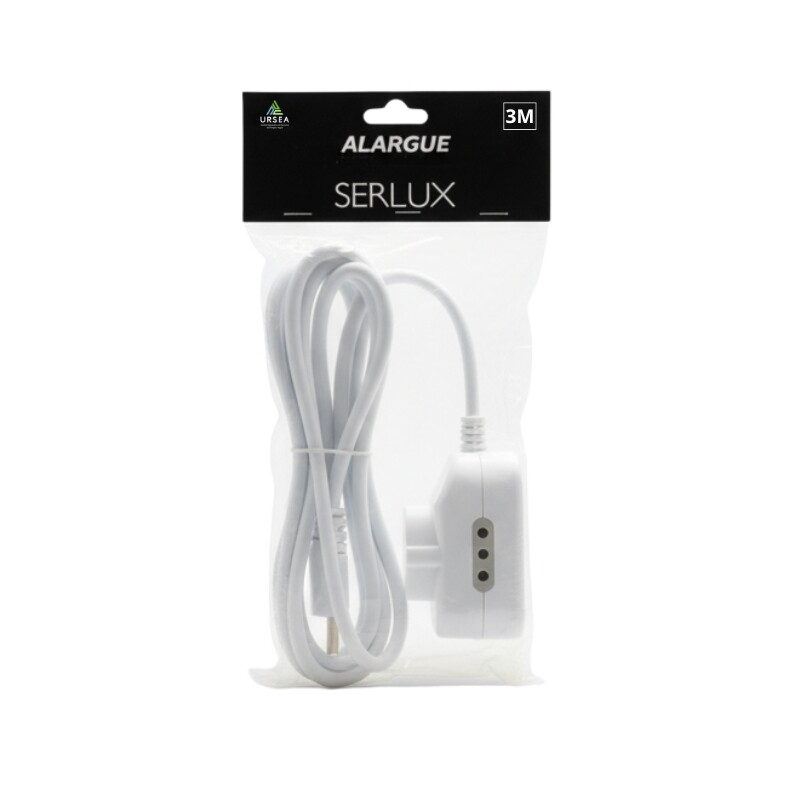 ALARGUE 1 SCHUKO 2 MODULOS 10A - BLANCO Alargue 1 Schuko 2 Modulos 10A Blanco