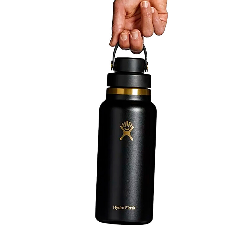 32 oz Wide Mouth with Flex Chug Cap Black Tie