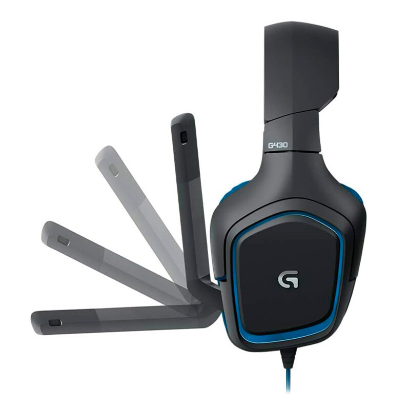 Auriculares Gamer Logitech G432 PC PS4 XboxOne Negro Azul Auriculares Gamer Logitech G432 PC PS4 XboxOne Negro Azul