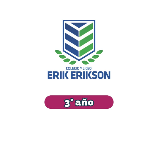 Lista de materiales - Primaria 3° año Erik Erikson Única