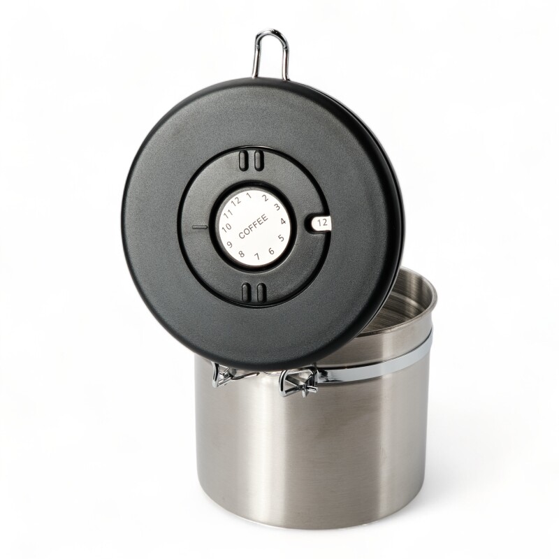 Recipiente Hermetico Ac-Inox para granos Valv Co2 1100ml Sin Color
