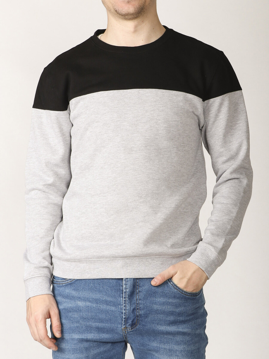 SWEATER HARRY - Gris/negro 