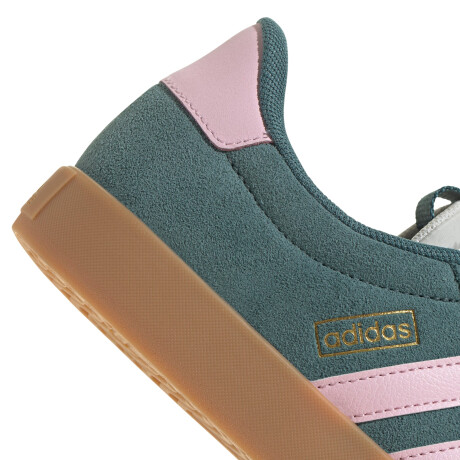 Championes Adidas VL Court 3.0 Femenino Verde - Rosado - Gris