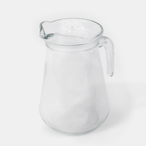JARRA DE VIDRIO TRANSP C/TAPA 1.1L Unica