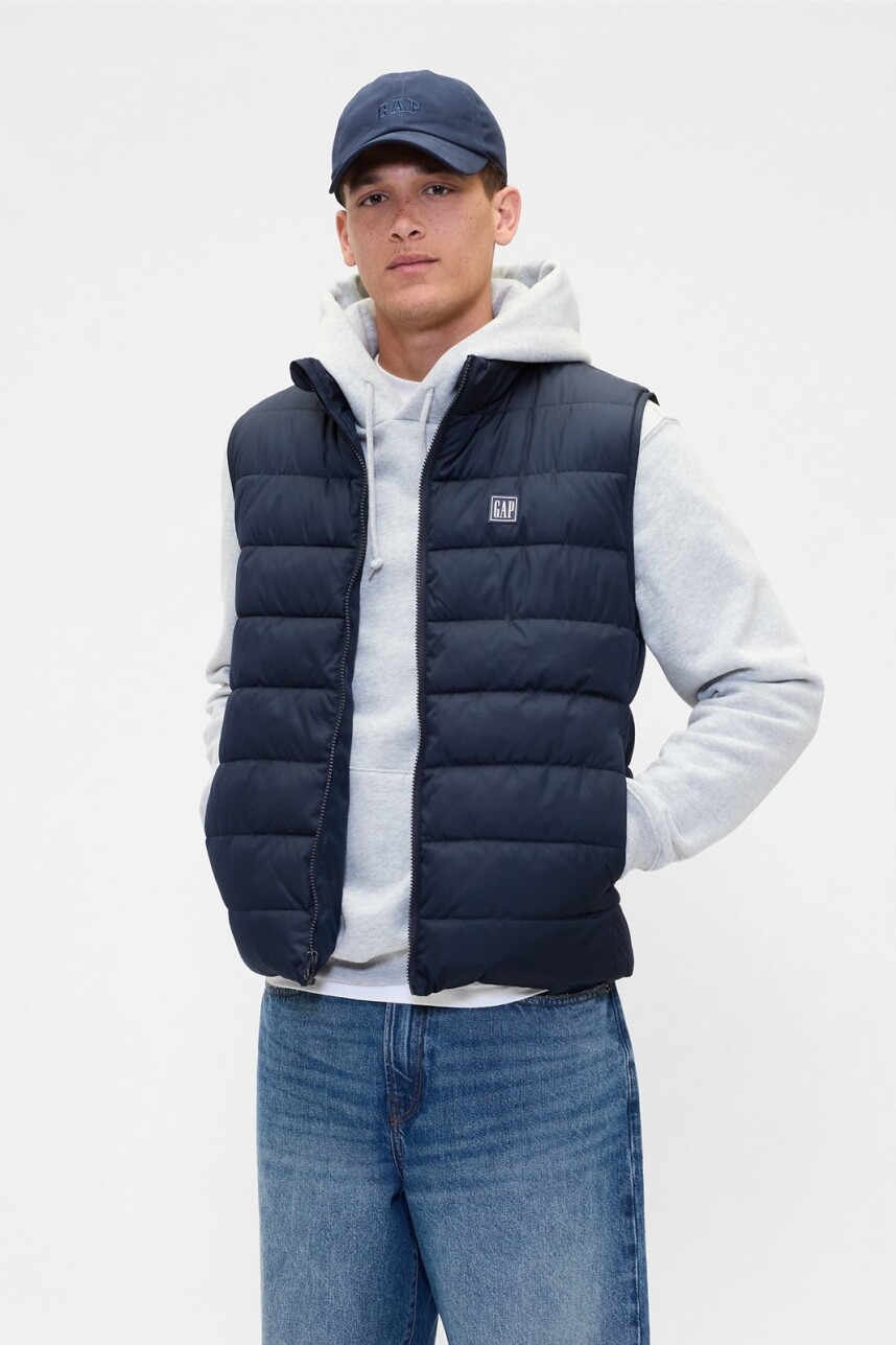 Chaleco Puffer Hombre New Classic Navy