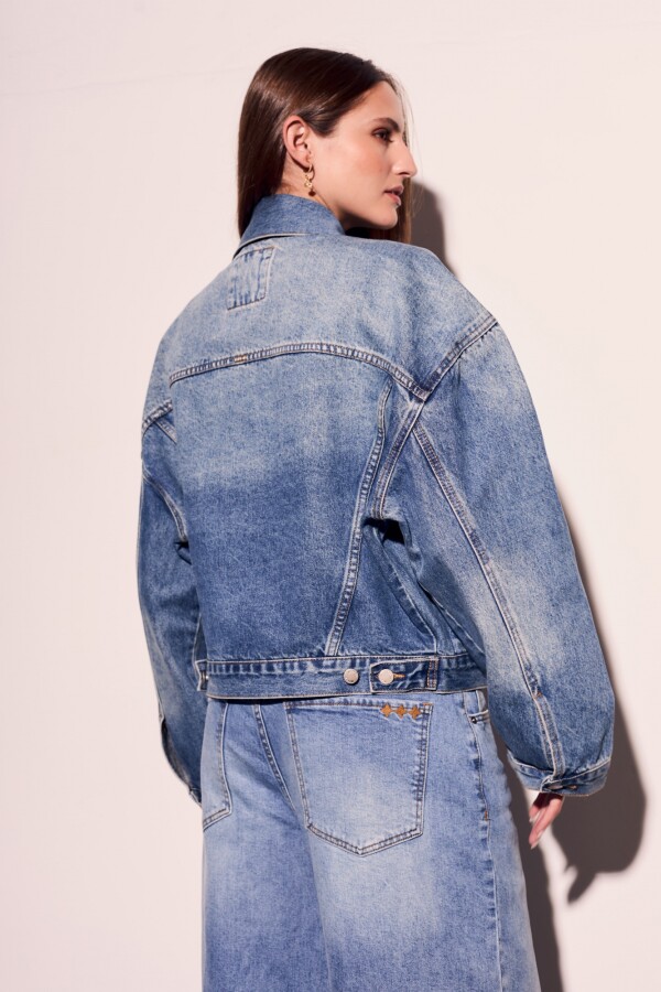 Campera Denim Oversize Denim