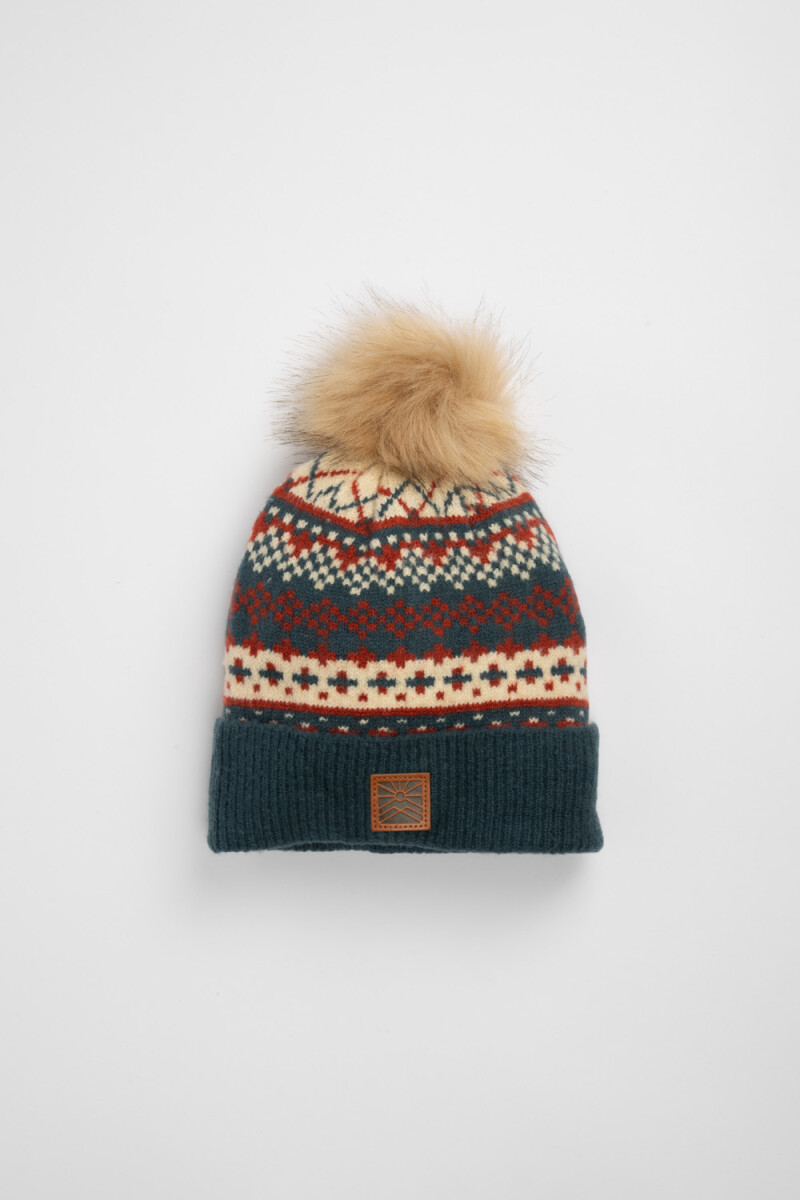 Gorro punto bariloche Multicolor