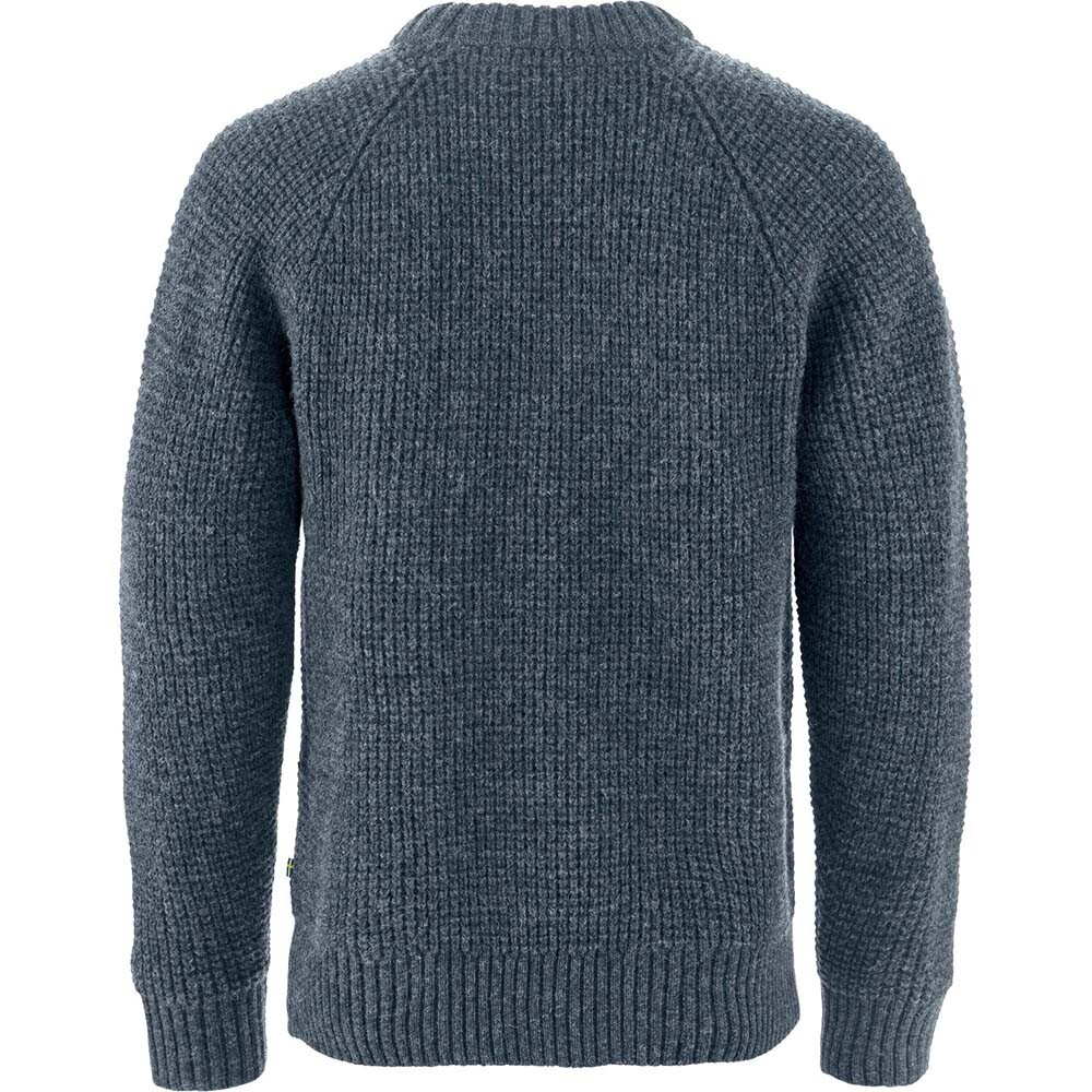 Polo Fjallraven Ovik Waffle Knit M Hombre Navy