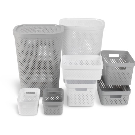 Cesta Infinity 11L Plastico Blanco