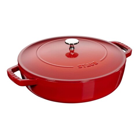 STAUB CACEROLA UNIVERSAL CHERRY 24 CM C/ TAPA CHISTERA STAUB CACEROLA UNIVERSAL CHERRY 24 CM C/ TAPA CHISTERA