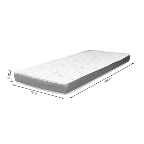 Colchón QUITO - 1 Plaza - Espuma Soft 78 X 188 X 10 cm hasta 70Kg Colchón QUITO - 1 Plaza - Espuma Soft 78 X 188 X 10 cm hasta 70Kg