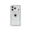 Protector para iPhone 17 Pro con porta tarjeta transparente Protector Para Iphone 17 Pro Con Porta Tarjeta Transparente