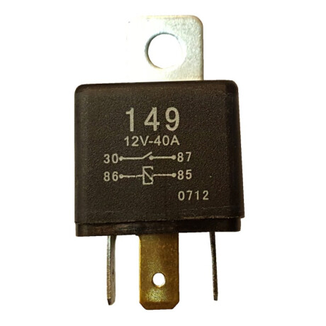 Relé 12V 40A para descarga de contacto x