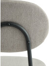 Silla de comedor MALT tela arena/negro Silla de comedor MALT tela arena/negro