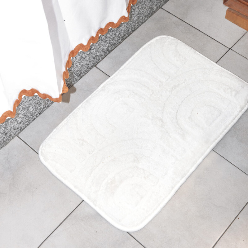 Alfombra de baño antideslizante semicirculos Alfombra de baño antideslizante semicirculos