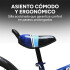 Bicicleta Infantil Yjtong Rod 12 Canasto Parrilla Rueditas Azul 1