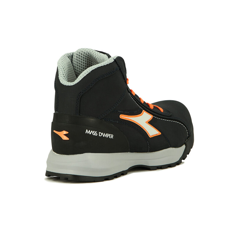 Diadora Utility Bota Glove Mds Mid S3 Hro Src Marino-naranja