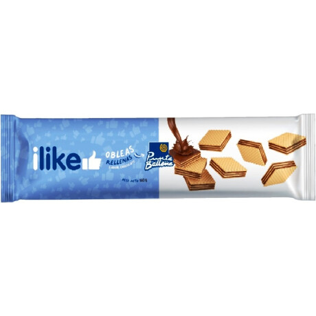 WAFFLE OBLEA CUADRADA ILIKE 140G CHOCOLATE WAFFLE OBLEA CUADRADA ILIKE 140G CHOCOLATE