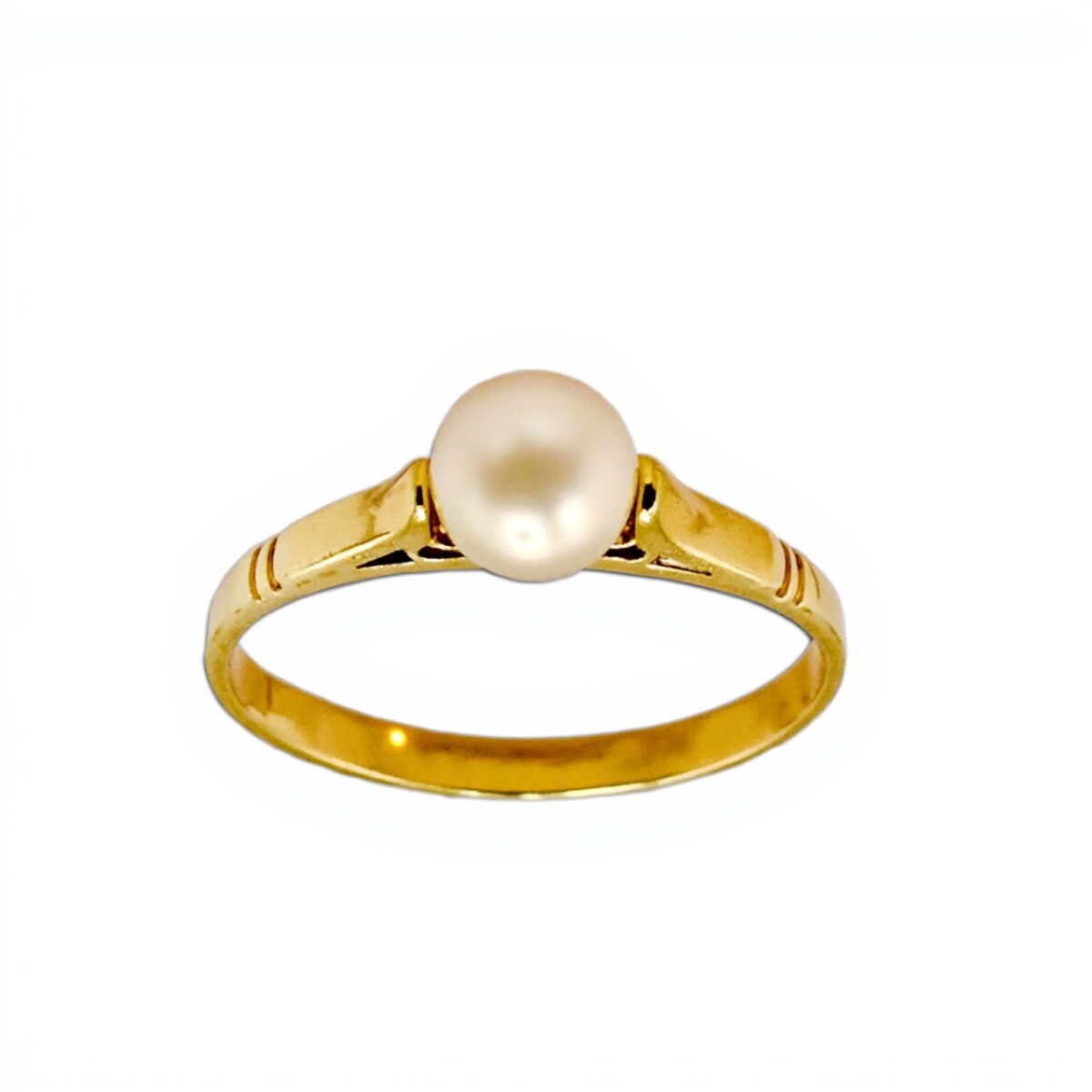 Anillo Solitario-Oro bajo-Perla-AN8171 - conperla 