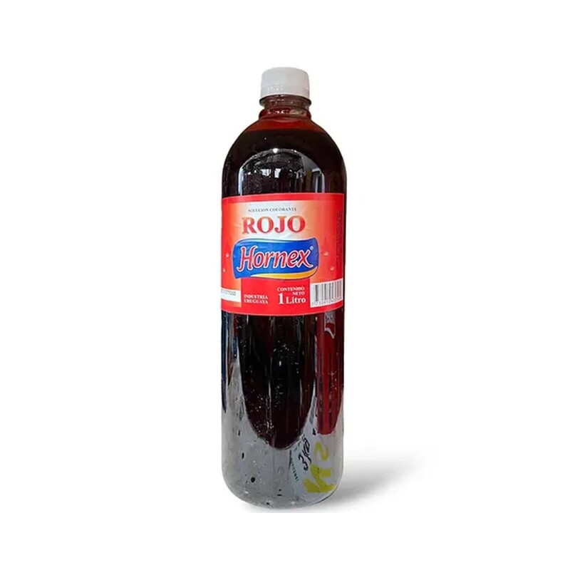 HORNEX COLORANTE ROJO 1LT Hornex Colorante Rojo 1lt