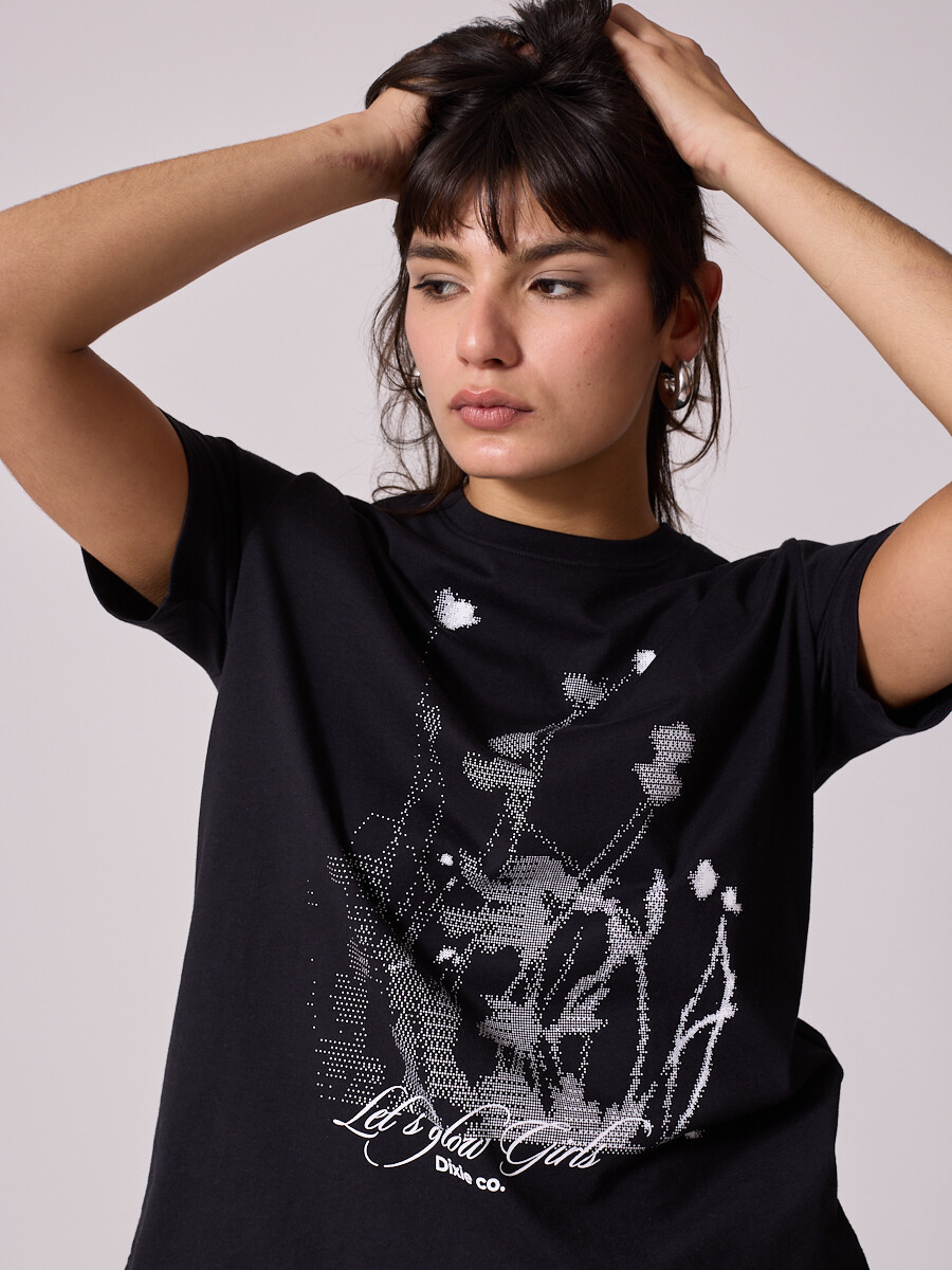 T-SHIRT CRUMI DIXIE Negro