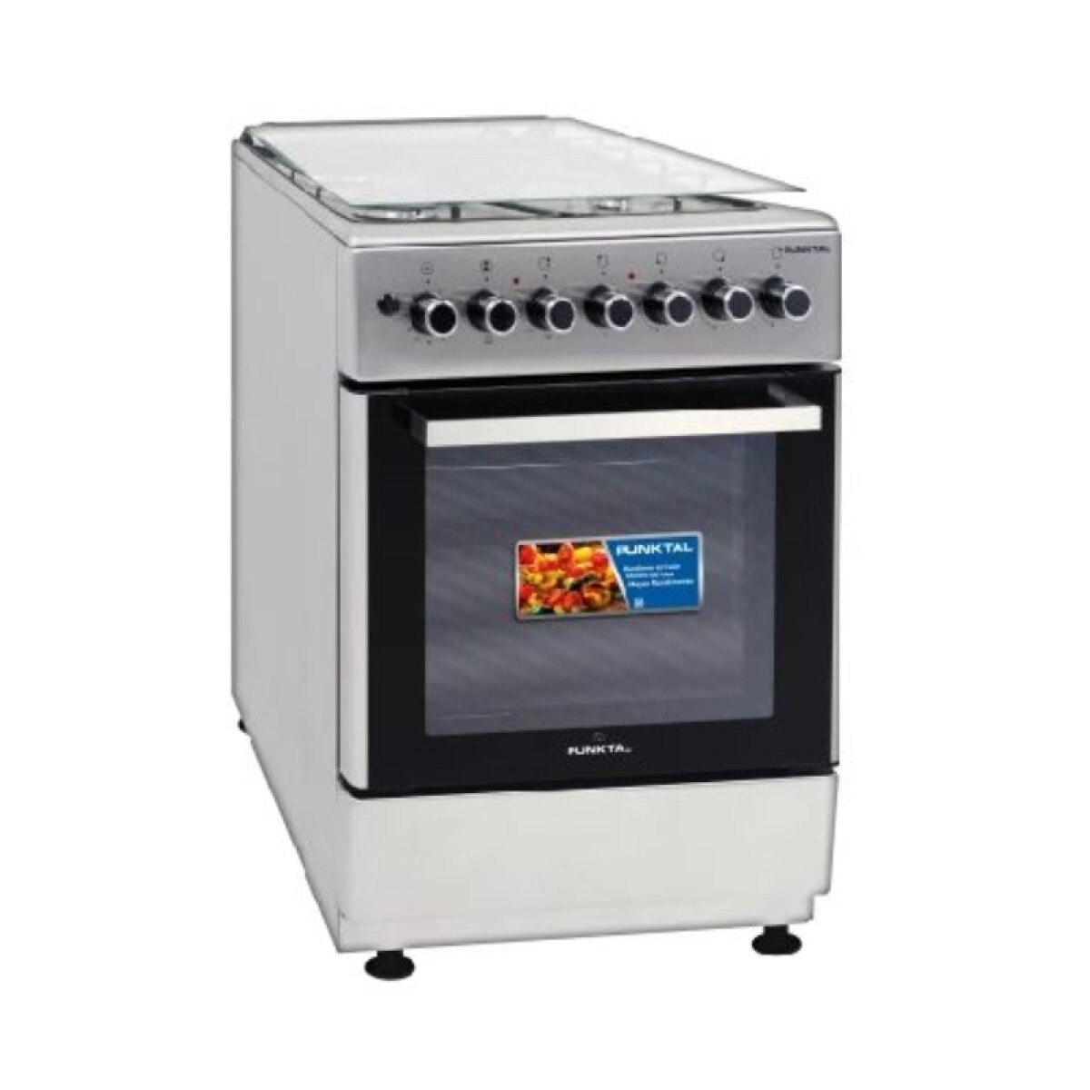 COCINA INOX 3H + 1DISCO HORNO – GRILL - ENCENDIDO-TURBO CONVECCIÓN - acero inoxidable 