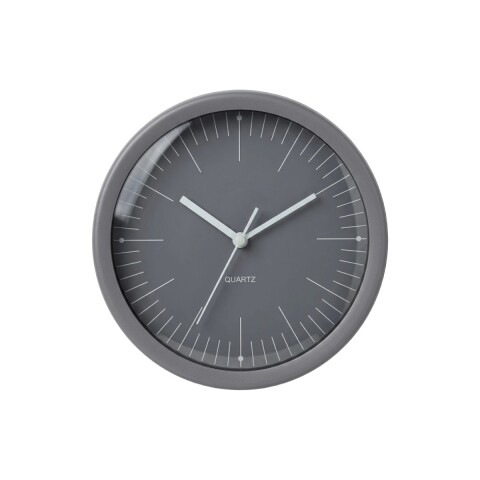 RELOJ METAL GRIS 15CM Unica