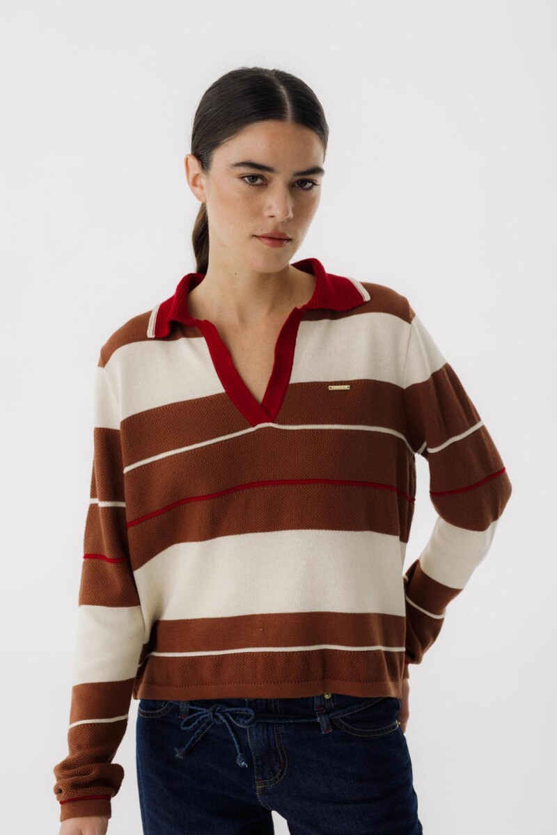 Tshirt Polo Romba - Chocolate 