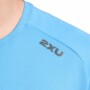 Polo Running Aero Tee Hombre Azure/black Reflective