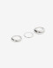 Sets Anillos Metal Set De Anillos De Acero - Plateado