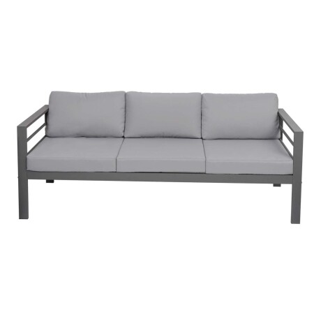 SET DE LIVING ALUMINIO GRIS SIRACUSA 5 PIEZAS