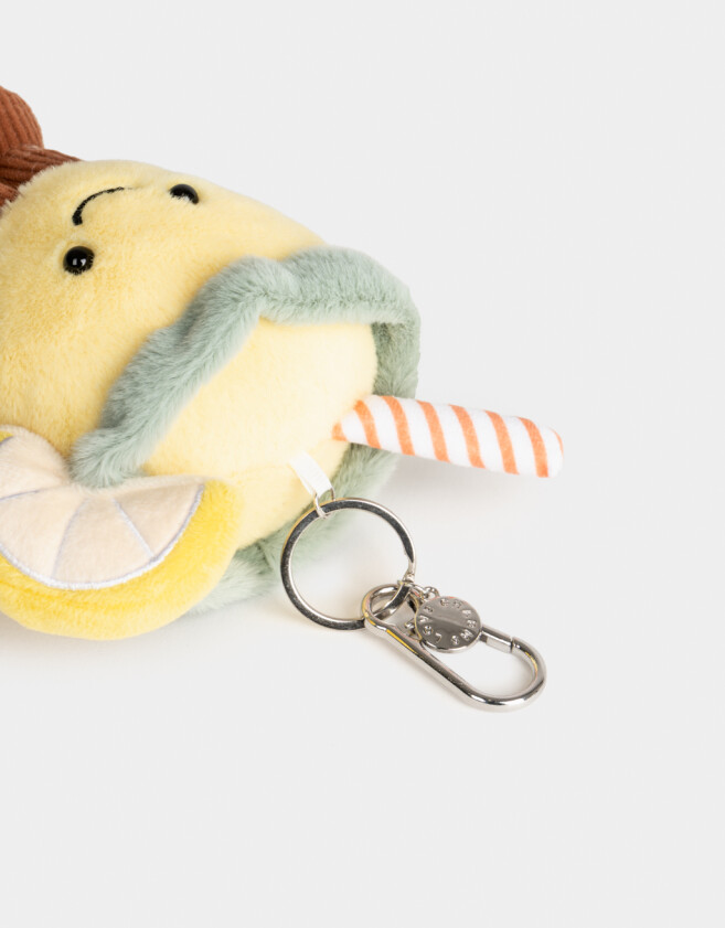 Llavero Peluche Llavero & Charm Peluche Limonada - Amarillo Medio