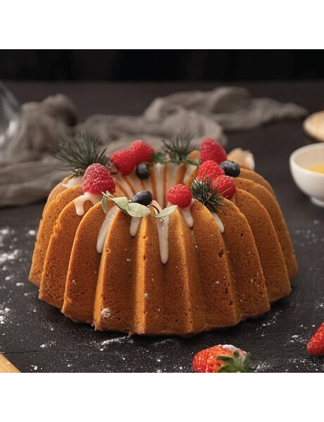 MOLDE BUNDT CAKE ALUMINIO D24x11CM FRENCH MOLDE BUNDT CAKE ALUMINIO D24x11CM FRENCH