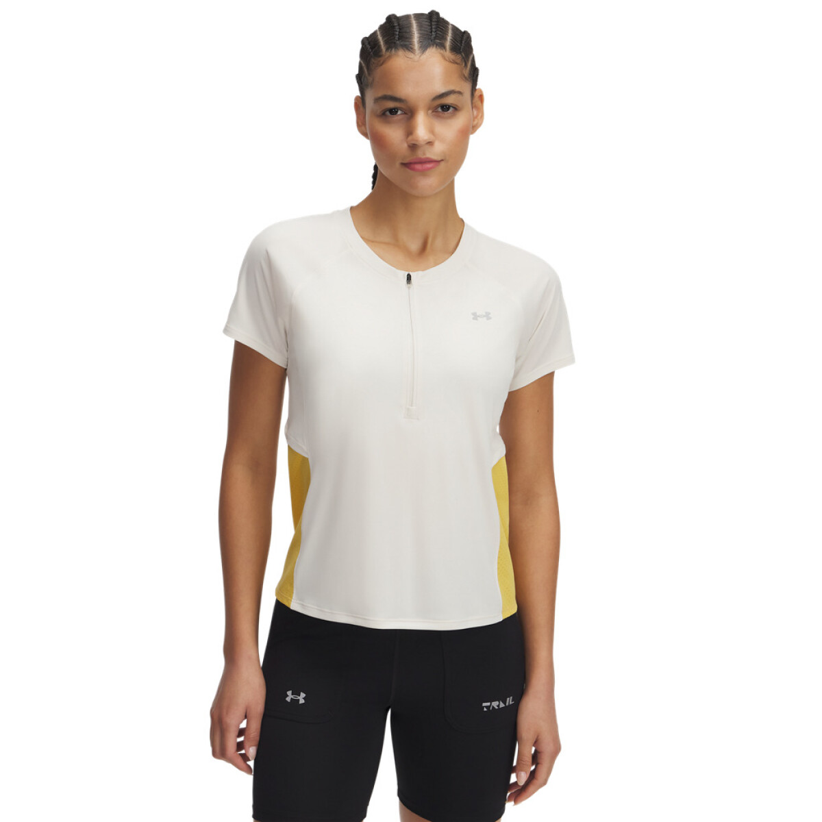 UA Trail Run Zip SS-BRN - BRN-279 