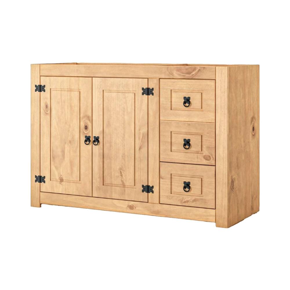 MOSTRADOR DE COCINA 2 PUERTAS Y 3 CAJONES/ COLOR CERA TEQUILA Mostrador De Cocina 2 Puertas Y 3 Cajones/ Color Cera Tequila