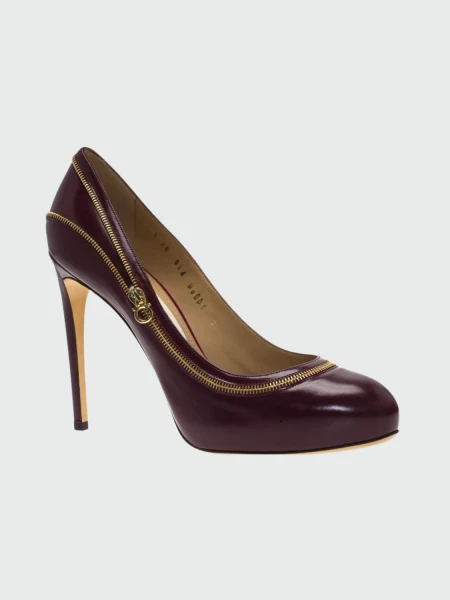 Salvatore Ferragamo, Calzado de cuero, RORY Bordó