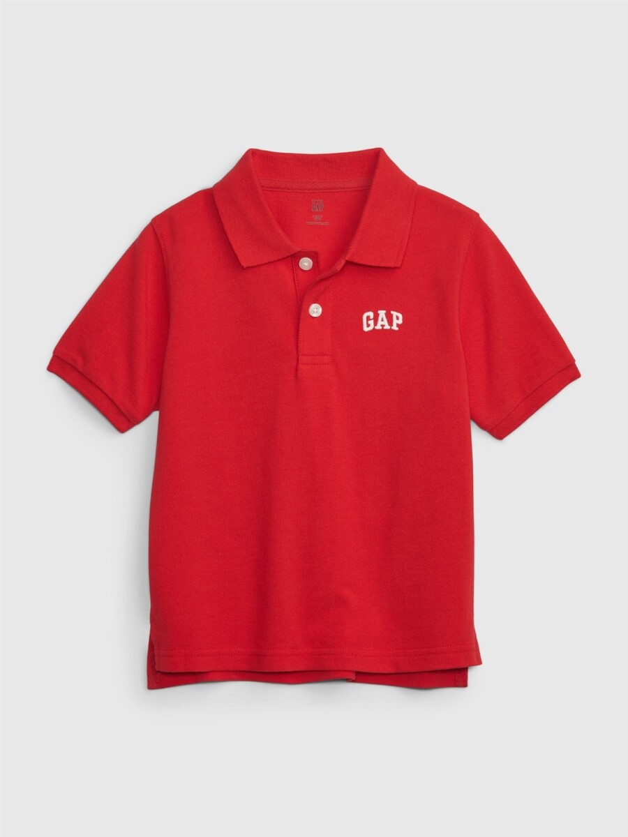 Remera Polo Logo Gap Toddler Niño - Pure Red V2 